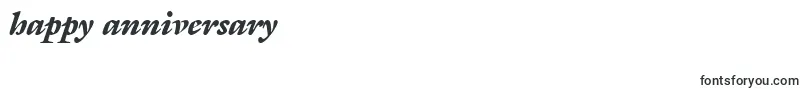 fuente AcanthusBlackSsiBlackItalic – feliz aniversario fuentes